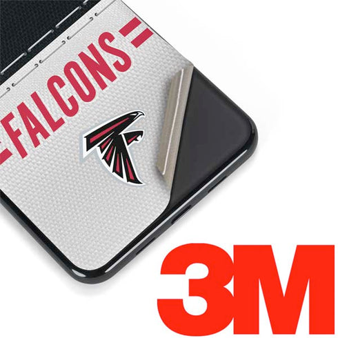 NFL Atlanta Falcons White Striped Google Pixel 3a XL Skin